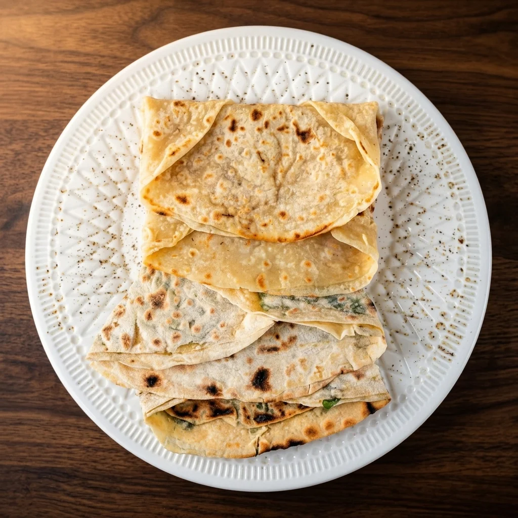 Roti and Indian breads — freshly made at Vinni's by Vinayak, Winnipeg